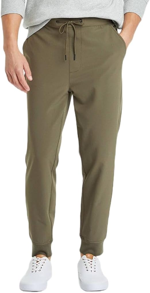 Goodfellow & Co Men' Tech Tapered Jogger Pant (as1, Alpha, x_l, Regular, Regular, Green) at