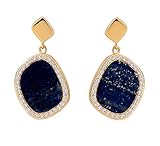 Orphelia Silber 925 Ohrring mit Lapis und Zirkonstein