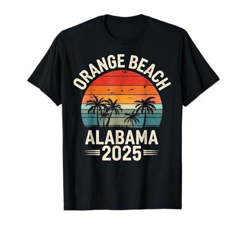 Orange Beach Alabama 2025 Family Trip Friends Group Vacation T-Shirt
