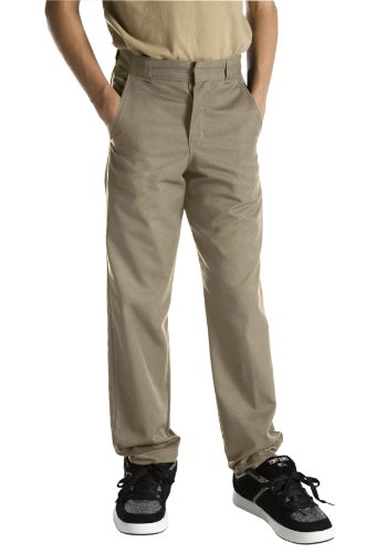 Pantalon Dickies garçon kaki en toile robuste Appartement 56-562