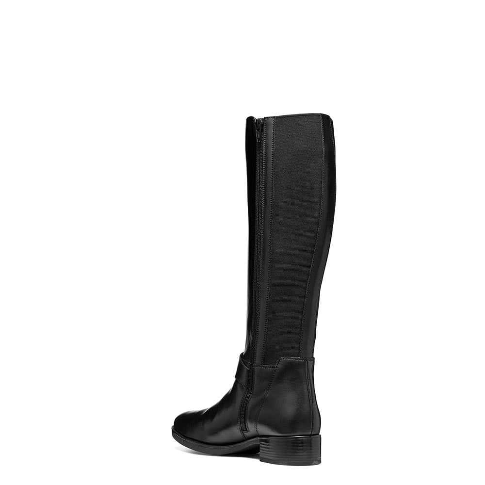 Geox Women's D Felicity CFashion Boot, black, 3.5 UK