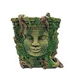 Tfwadmx Estatua decorativa para acuario, pecera, resina, antiguas ruinas romanas, adorno para cueva, escondite para luchar contra peces, cangrejos ermitaños, cangrejos de río, pez chupón, guppy