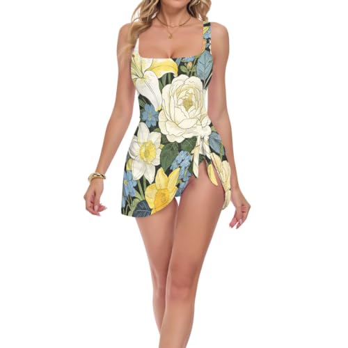 Maillot de bain amincissant William Morris d'une élégance florale exclusive