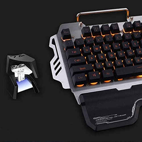 Teclado Gamer QIYUDS88 USB Retroiluminado Blanco miniatura 5