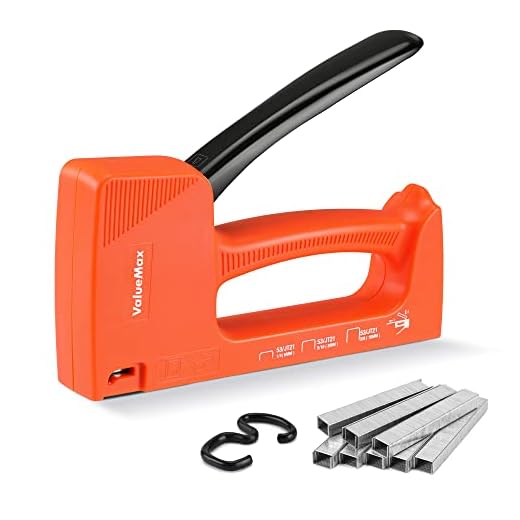 VALUEMAX Light-Duty Staple Gun Kit, Includes 1600PCs 5/16'' Staples, Manual JT21 Staples, for Upholstery, Material Repair, Decoration, Furniture, DIY Use