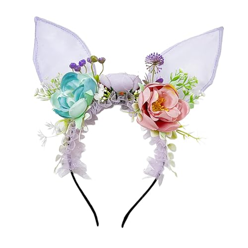 Bandeau oreilles de lapin accessoire cheveux enfant et adulte pour déguisement