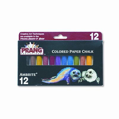 Craies en papier Prang Ambrite lot de 12 pour dessin