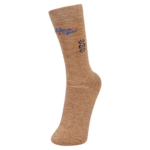 Image of Allen Cooper SHGS 200062 B, Terry On Sole, Safety Crew Woolen Socks, Cushioned Sole for added Comfort and Protection, Pack of 6