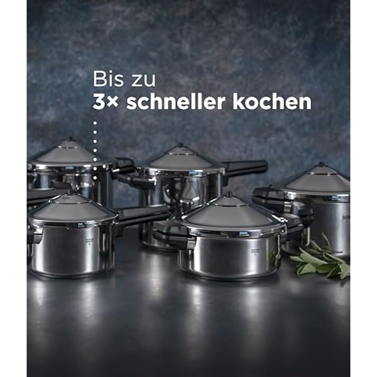 KUHN RIKON Pull Chop - Schiacciapatate universale, piccolo, in plastica, 500 ml, colore: Verde
