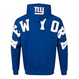 Pro Standard Mens NFL New York Giants Wingspan Pull Over Hoodie Dodger Blue XL