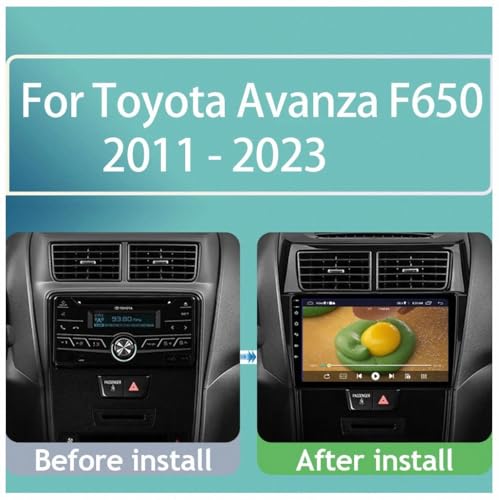 Autoradio 2 DIN de 4 núcleos para Toyota Avanza con Mirror Link integrado 2