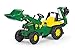 Produktbild Rolly Toys Traktor / rollyJunior Trettraktor John Deere (mit Lader und Heckbagger, für Kinder ab 3 Jahren, Flüsterlaufreifen) 811076