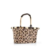 reisenthel carrybag XS Leo Macchiato – Kleiner Stabiler Korb im XS Format Kleiner Variante der Einkaufsikone praktische Innentasche – Elegantes, wasserabweisendes Design