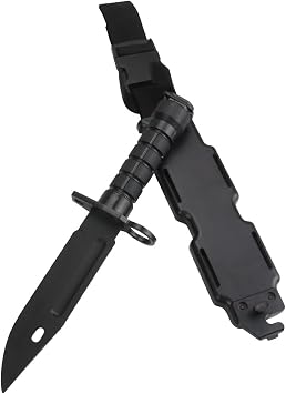 ttas/h Dummy Knife with Case, Rubber Soft Airsoft Cosplay, Costume, Prop, Drop Prevention Function, Military