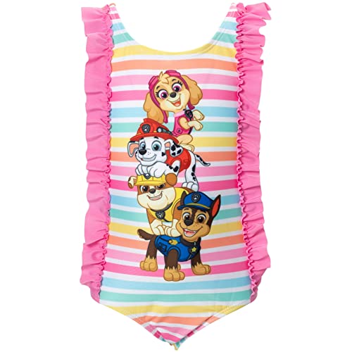 Paw Patrol Marshall Chase Skye Girls One Piece Bathing Suit Toddler to Little Kid2