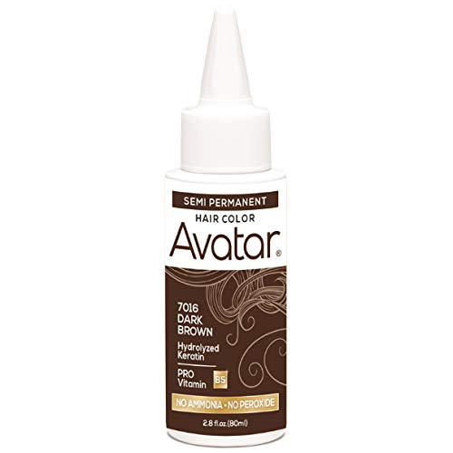 Avatar Classic Semi-Permanent Hair Color, 7016, Dark Brown, 2.8oz