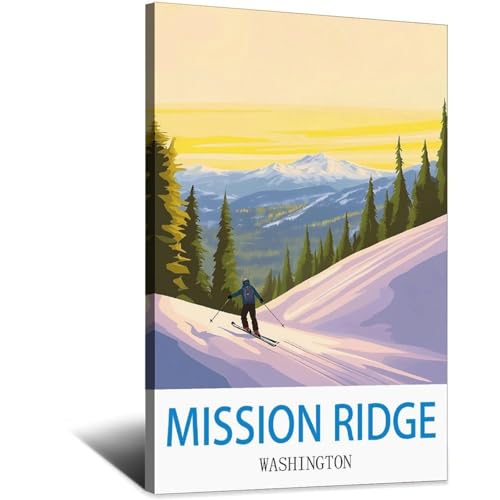 Poster Mission Ridge Washington idéal pour salon et bureau