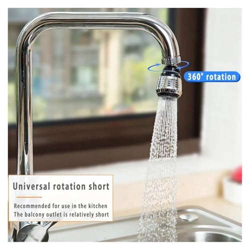 Fregadero de alta presión con extensor de grifo bubbler de 2 modos regulables 7