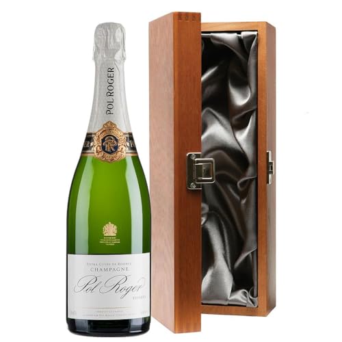 Pol Roger Reserve Champagne 750ml in Wooden Box