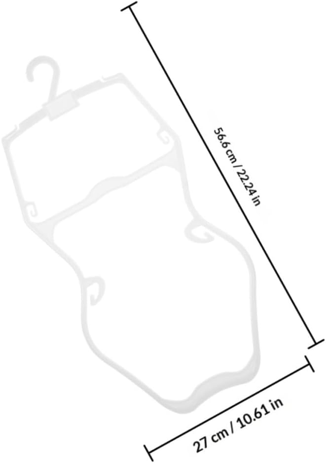 10 Pcs Swimwear Hangers White Plastic Clothes Hangers with Body Shape Design for Nursery Bedroom Closet Storage