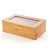 Todo siempre a la vista : la ventana transparente le permite controlar la cantidad de infusiones que tiene para que pueda reponerlas de inmediato