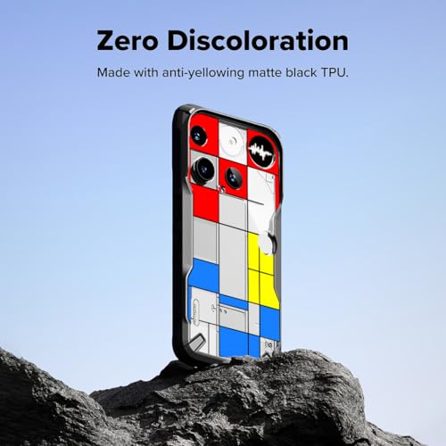 Image of Ringke Cub-X Back Cover Case Compatible with Nothing Phone (3) Transparent Hard Back Soft Flexible TPU Bumper