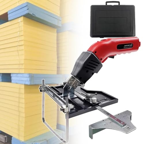 Electric Hot Blade Foam Plastic Cutting Tool Foldable Blade 15 Levels Temperature Adjustment, 200 W/250 W Foam Cutter 135° Adjustable Angle(Ks200,110V)