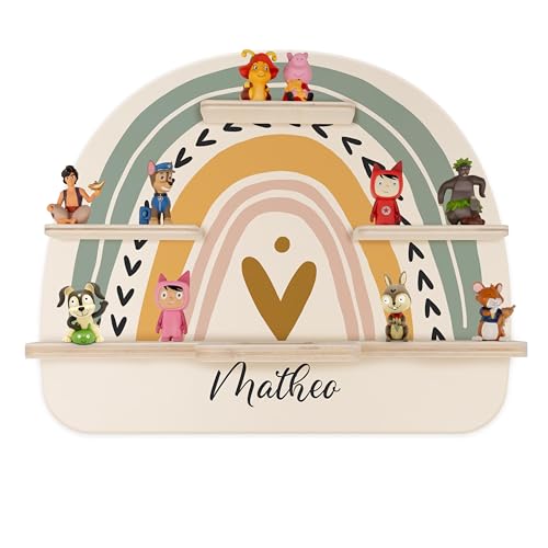 Kidsmood - Tonie Regal mit Namen – Wandregal für Toniebox 1 & Figuren |...