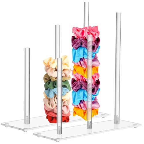 Cabilock 2 Piezas cepillo para el pelo soporte para secador de pelo jewelry organizer organizador bisuteria soporte de diadema de torre vertical organizador de accesorios para el cabello