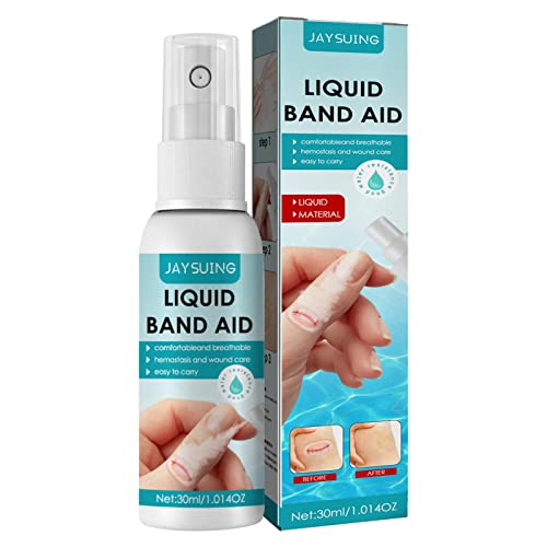 Clearful Nouveau Spray de Pansement Liquide étanche | Couvre-plaie adhésif - Bandes de Premiers Soins Transparentes imperméables et Respirantes adaptées à Un Usage Post-Chirurgical et Domestique Cover