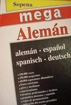Paperback "Diccionario Mega Aleman : Aleman-Español/Español-Aleman [Spanish] Book