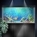 LYYAB Aquarium Background Stickers for 25-40 Gallon Tanks, Cartoon Underwater Self-Adhesive Fish Tank Reptile Terrarium Decor Poster (40 x 20inches / (100 x 50 cm))