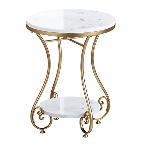 Table d'appoint ronde salon mini table basse de balcon en métal