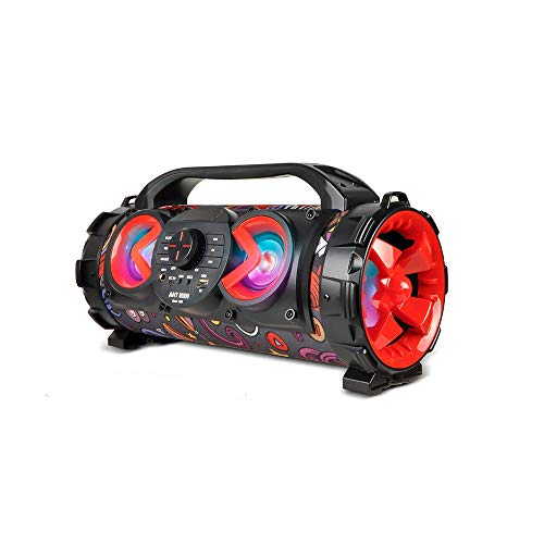 Image of Ant Audio Rock 400 Bluetooth Party Speakers with FM Radio, Micro SD Card, USB, MIC and Aux 3.5 mm Support, Microphone for Karaoke Machine, LED Lights and Subwoofer - 40 watt