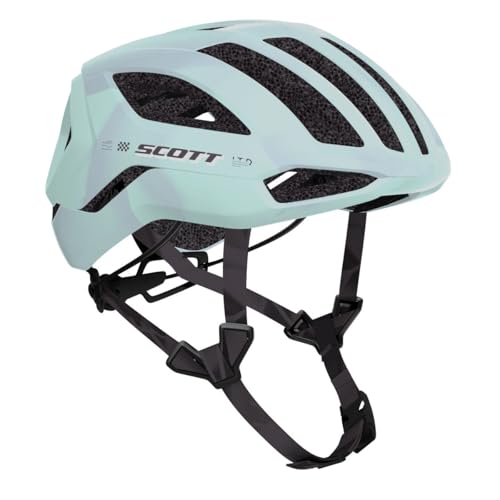 Casco de bicicleta Scott Centric Plus 2026 verde con acabado premium y aerodinámico