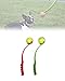 Kamiustore Lance balle pour chiens, 38 cm, en deux couleurs, jeu pour animaux domestiques