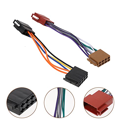 BESPORTBLE 1 par Auto Car Cablagem Áudio Do Carro Cd Player de Áudio Adaptador De Cabo de Alimentaçã