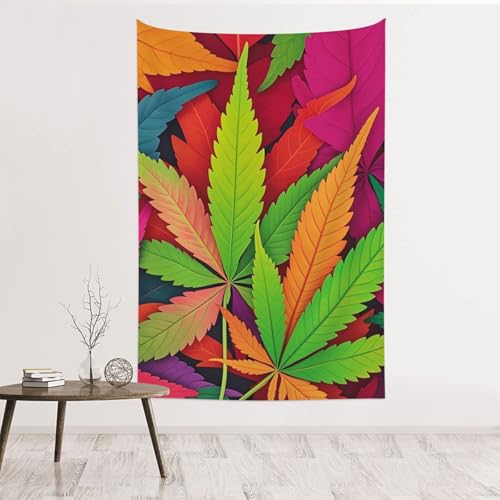 Tapisserie murale multicolore en velours GJHKSSVB 152x101 cm