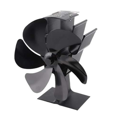 Yctze Ventola per Stufa Alimentata a Calore con 6 Pale