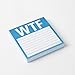 1-Count Knock Knock WTF Sticky Notes, Memo Sticky Notepad, 3 x 3-inches
