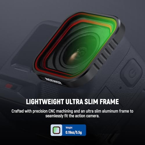 Filtre Diffusion Noir 1/4 NEEWER FL-C21 pour Insta360 Ace Pro et Pro 2 - 7