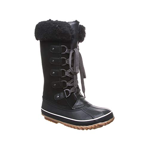 Bearpaw Women's Denali Black Size 9 | Women's Boot | Women's Slip On Boot | Comfortable Winter Boot #TOP1