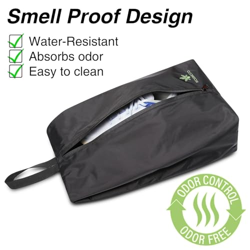 Smell Proof Cleat Bag - Athletic Soccer & Golf Shoe Bag for Smelly Cleats and Gym Shoes | Durable, Water-Resistant, and Easy to Clean2