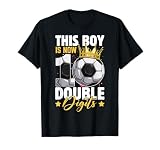 This Boy Now 10 Double Digits Soccer 10 Years Old Birthday T-Shirt