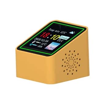 Smart WiFi Weather Station Clock with Temperature, Humidity, and Date Display