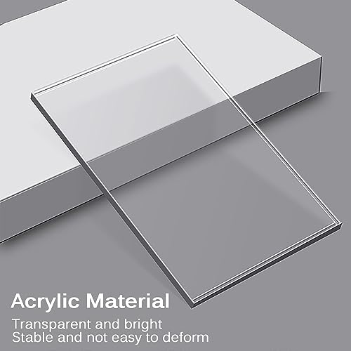Acrylic U Shaped End Table, Transparent Coffee Table, Leisure Study Side Table for Home and Office - Image 4