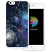Produktbild dessana Weltall transparente Schutzhülle Handy Case Cover Tasche für Apple iPhone 6/6S Nebel Sterne