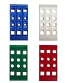 Handi-Shim Heavy Duty Reusable Plastic Construction Shims for Spacing, Leveling, Plumbing and More - 40 Piece Assorted Pack (4 sizes)