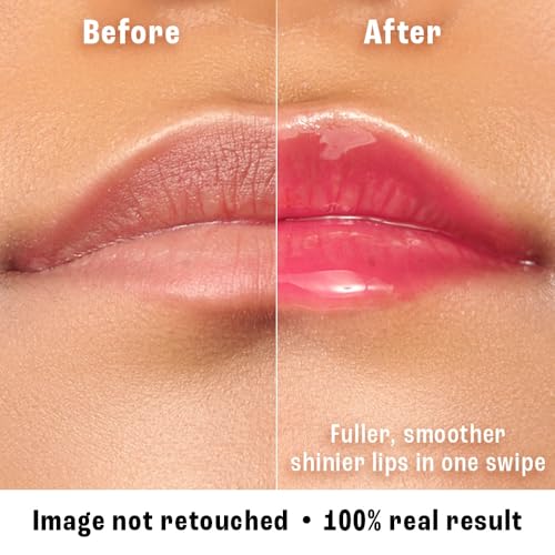 Image of LAKME 9to5 HyaGloss Powerplump Lip Oil, Clear Goals, 4.2ml, for Plump Glossy Lips, with Hyaluronic Acid, Vitamin E & Peppermint Oil, Lightweight Non-Sticky Formula (Pack of 2)