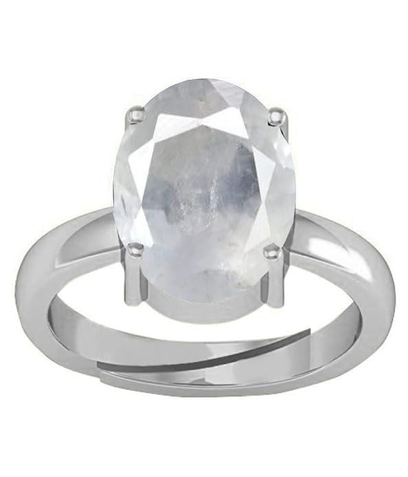 Bague saphir blanc ajustable finis les bijoux trop petits